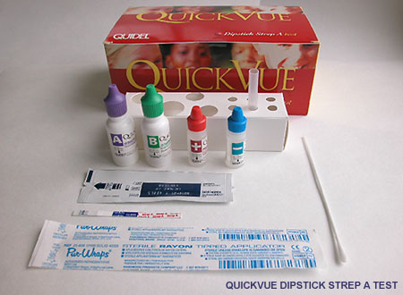 QUICK VUE DIPSTICK STREP A TEST
