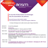 2e Journée d’information et d’échanges  avec les associations de patients