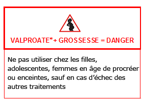 Valproate = danger grossesse
